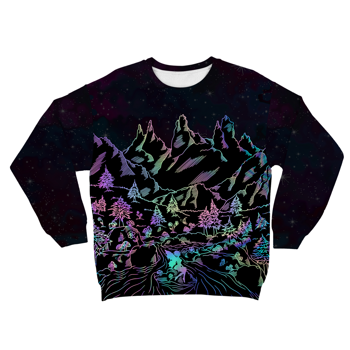 Psi~ World All Over Print Unisex Sweatshirt