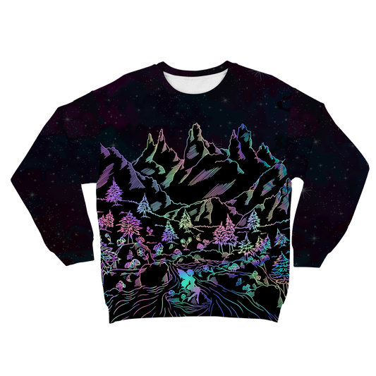 Psi~ World All Over Print Unisex Sweatshirt