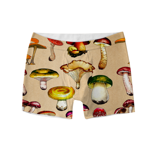 Magic Mushrooms All Over Print Men's Boxer Brief