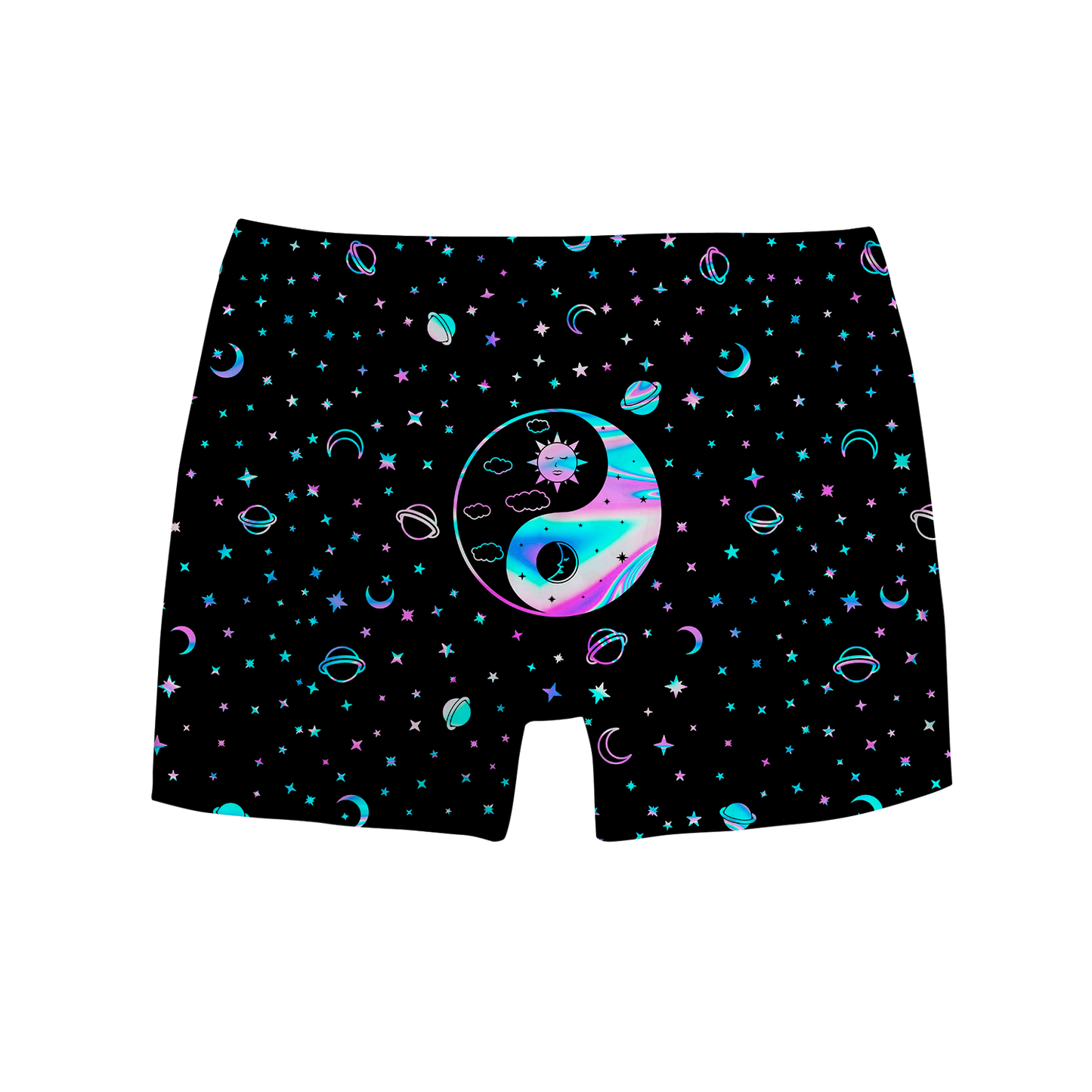 Yinyang Galaxy All Over Print Men's Boxer Brief