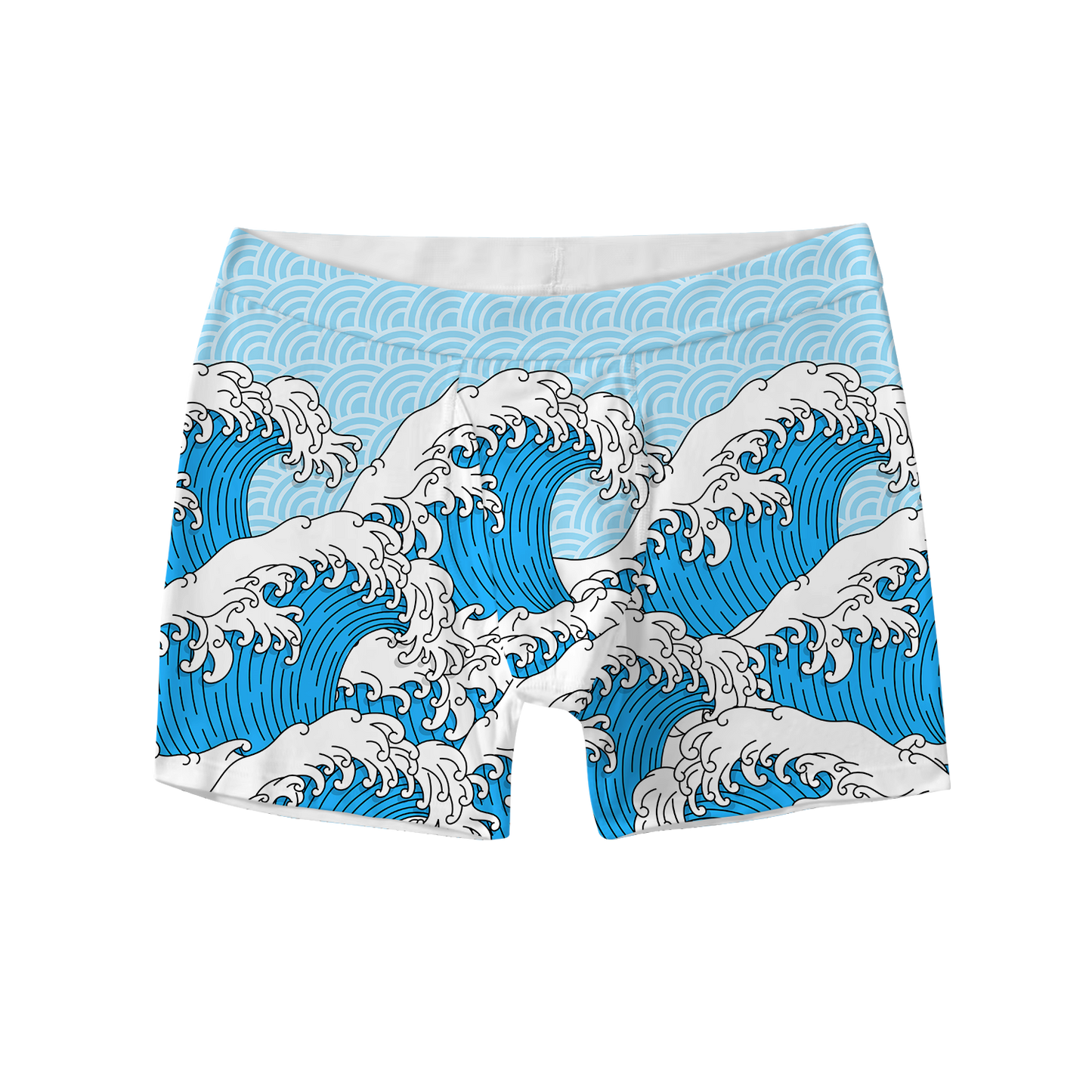 Retro Waves All Over Print Men's Boxer Brief