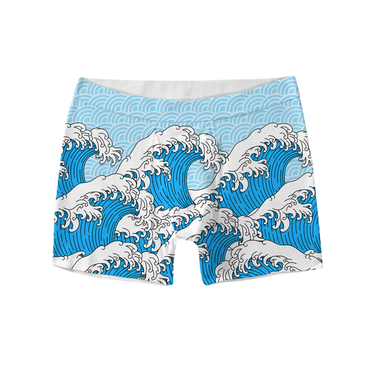 Retro Waves All Over Print Men's Boxer Brief