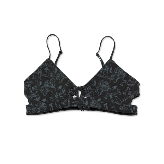 Mushroom Reflective Women's Bikini Top
