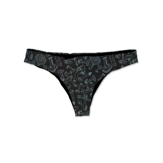 Mushroom Reflective Women's Bikini Bottom