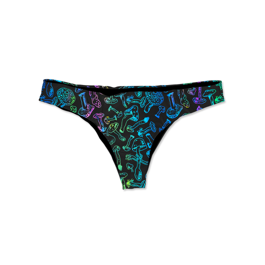 Mushroom Reflective Women's Bikini Bottom