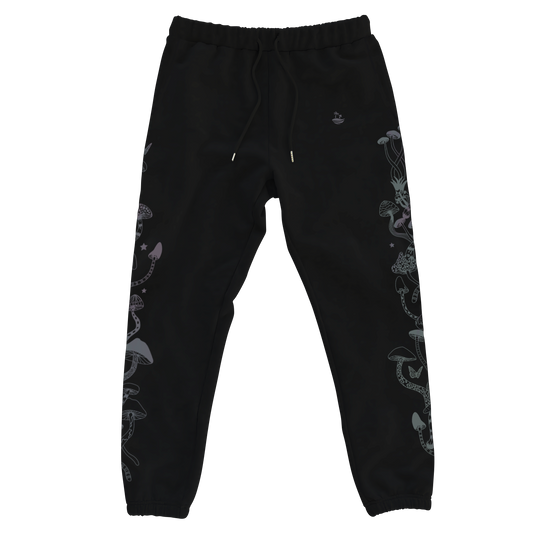 Microdose Reflective Sweatpants - Black