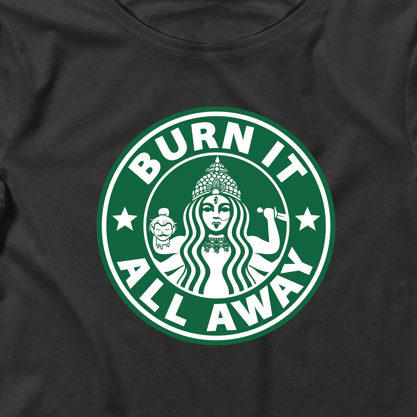 Burn It All Away Crop Tee