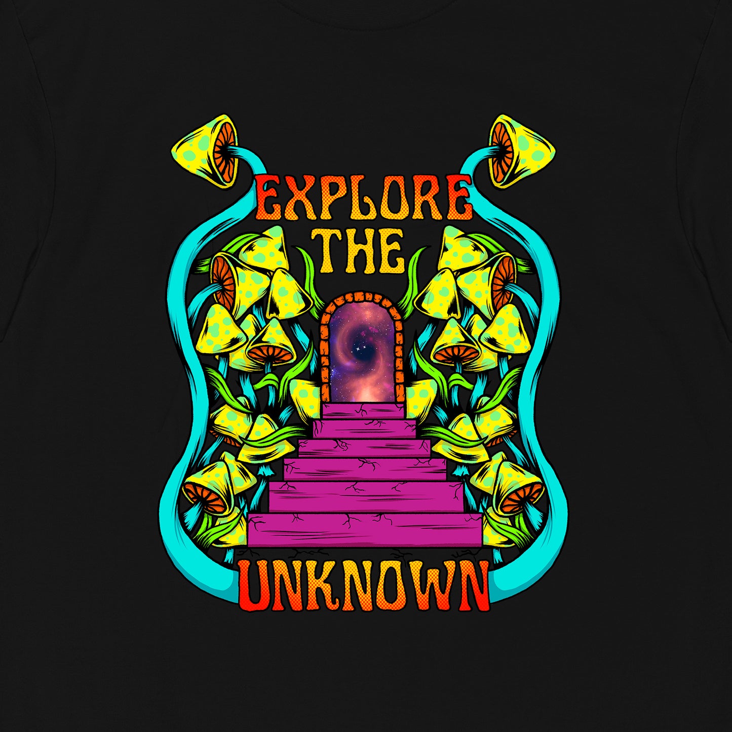 Explore The Unknown Graphic Crop Tee