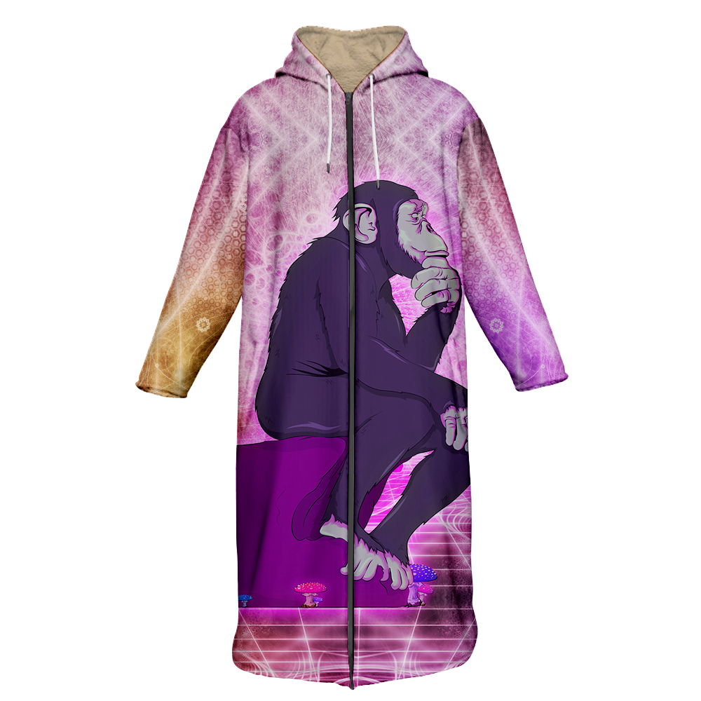 Thinking Ape All Over Print Cloak