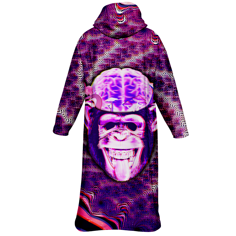 Ston~ Ape Brain All Over Print Cloak