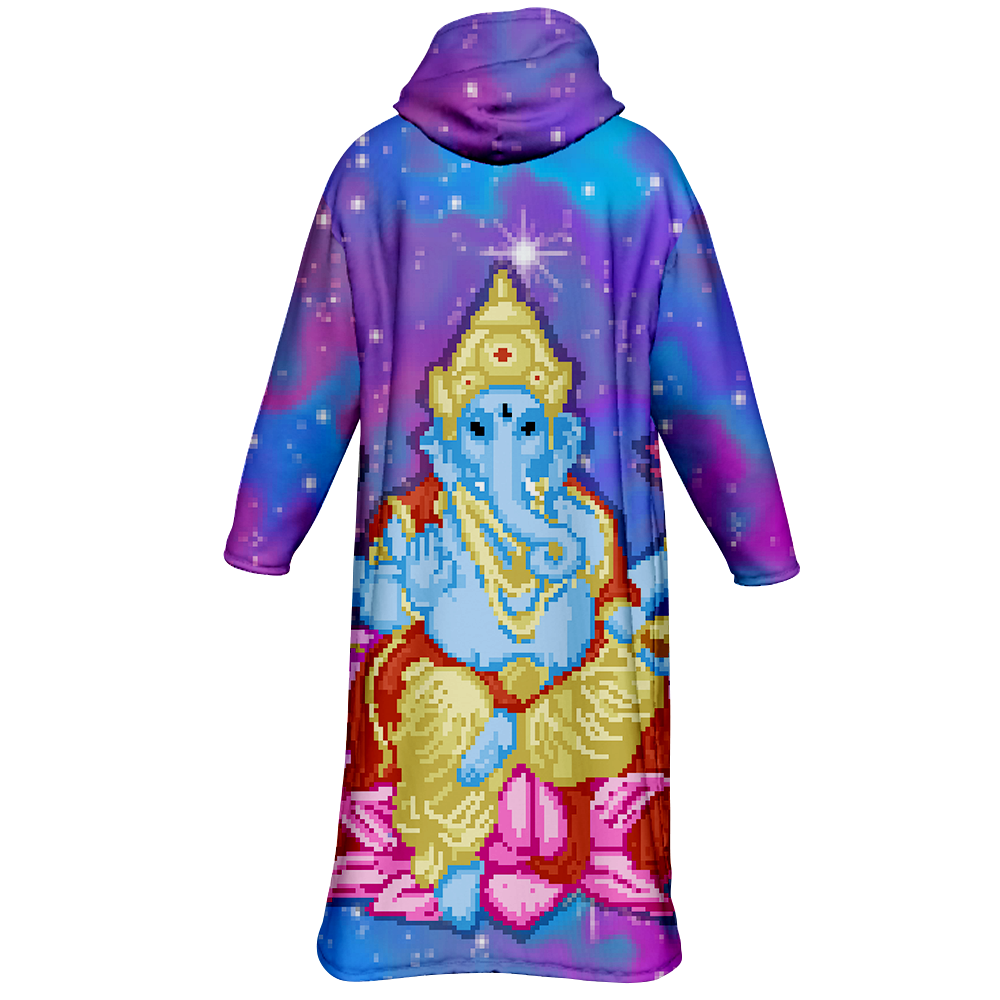 Pixel Ganesha All Over Print Cloak