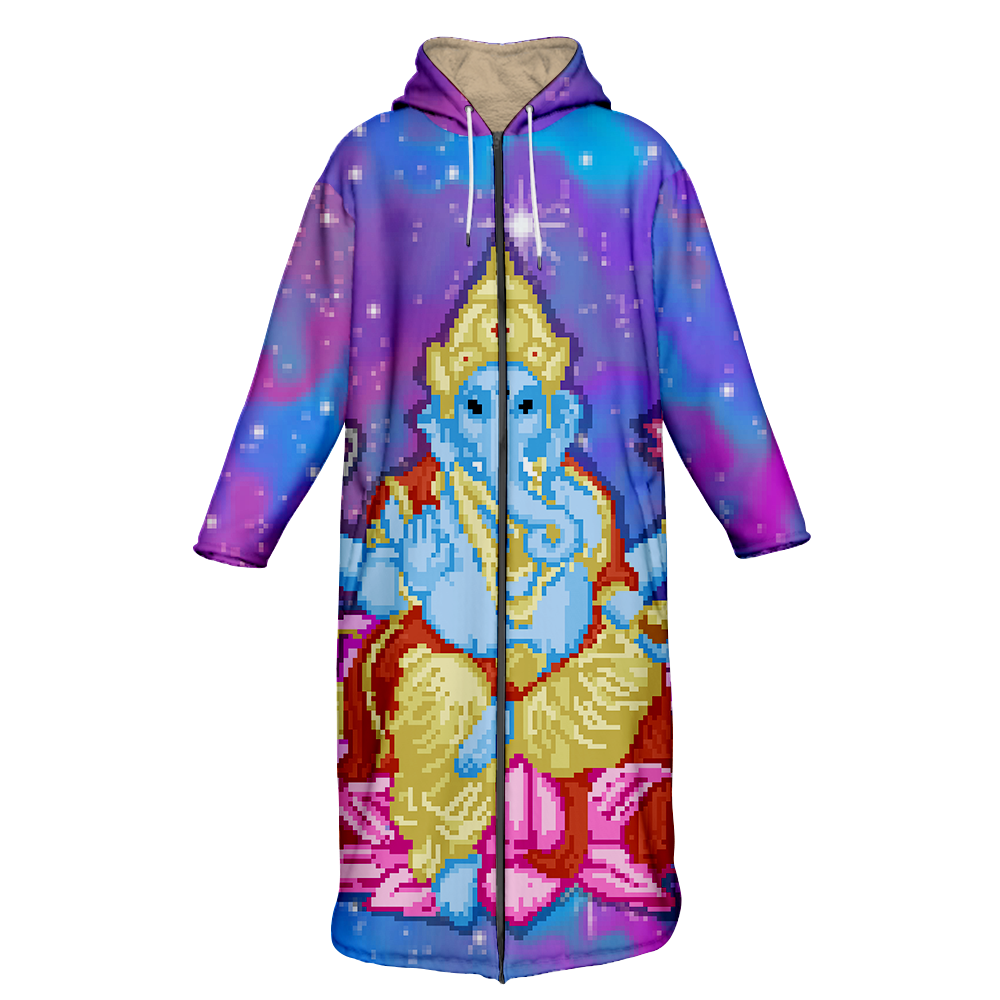 Pixel Ganesha All Over Print Cloak