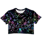 Psi~ World All Over Print Cotton Crop Tee