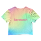 Serotonin All Over Print Cotton Crop Tee