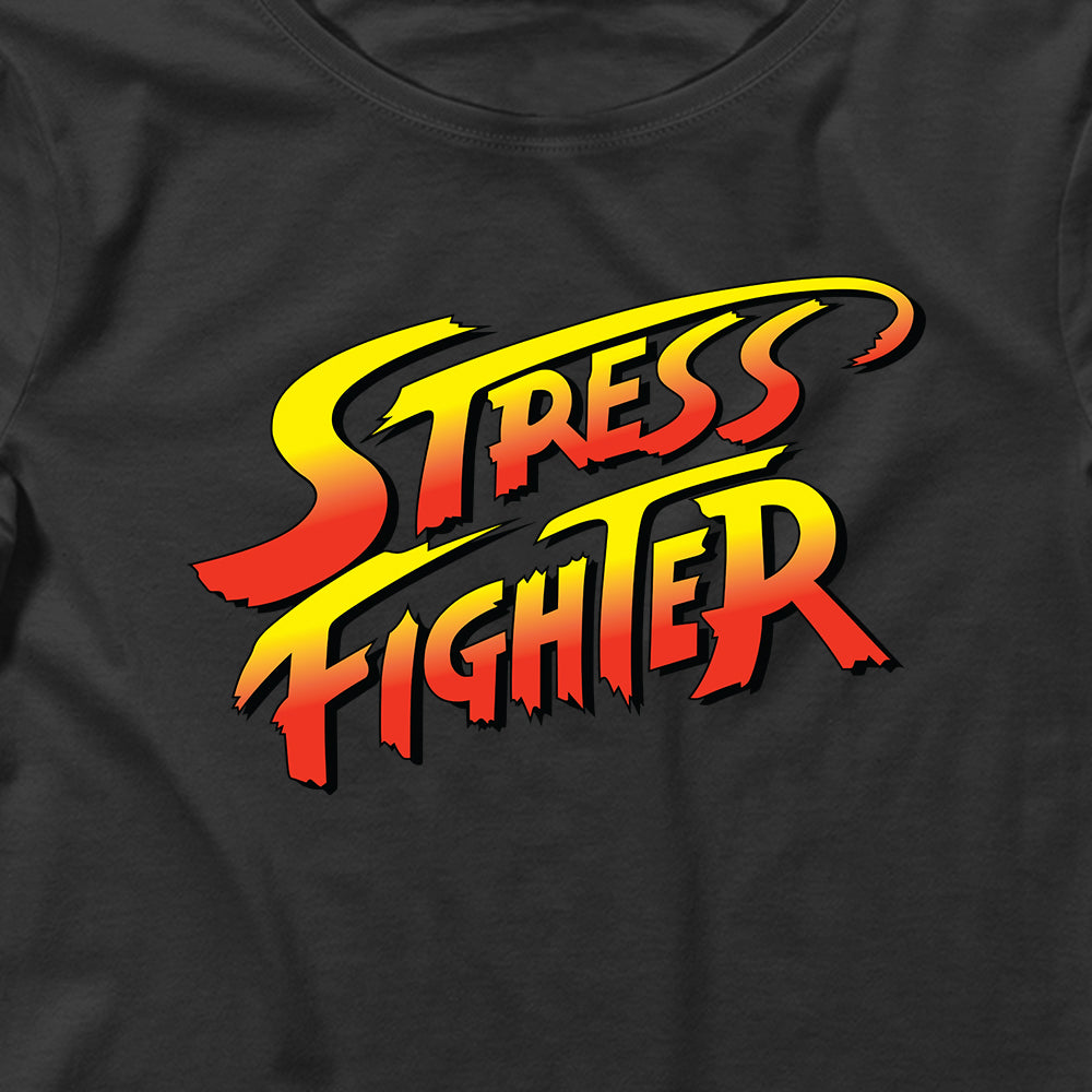 Stress Fighter Graphic Crop Tee