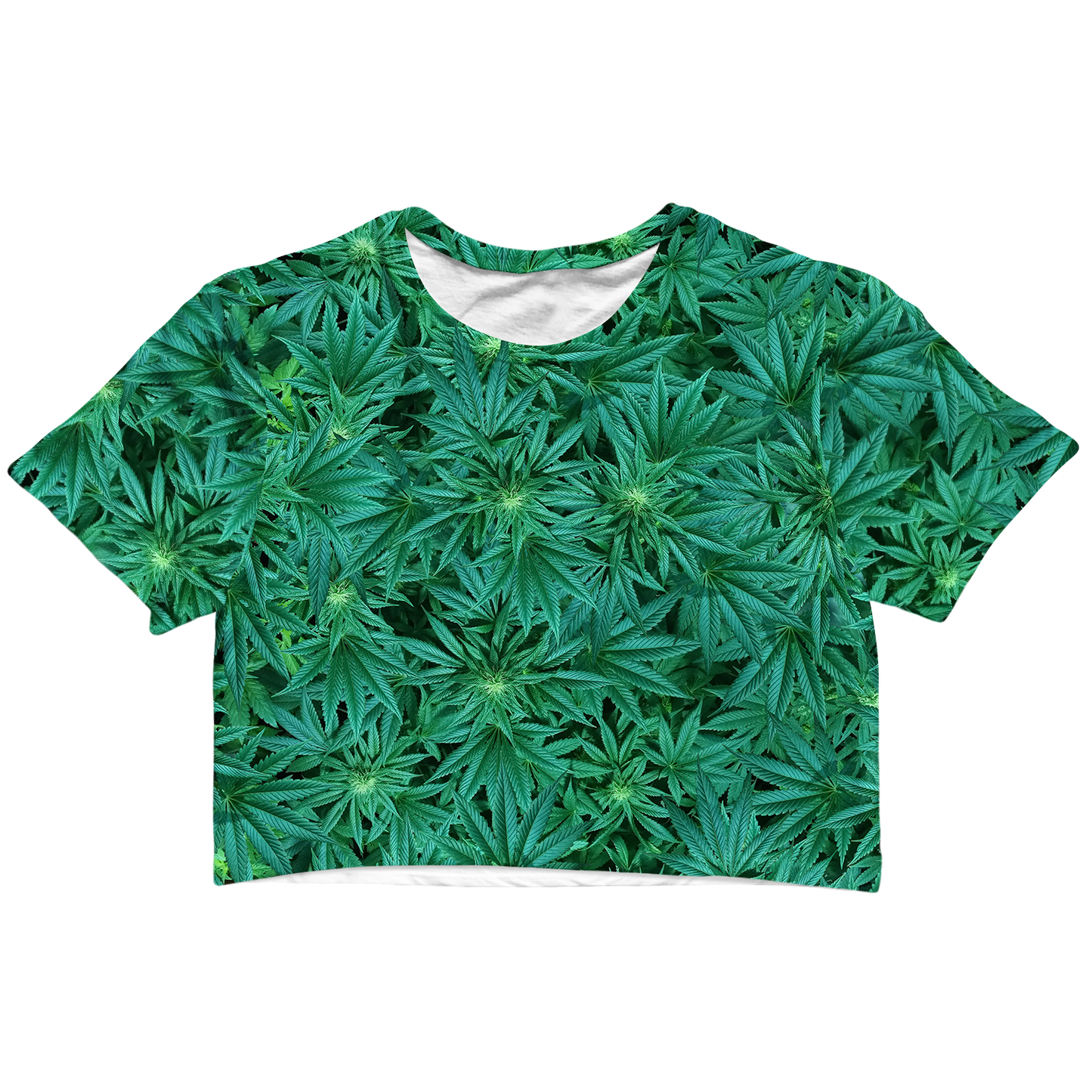 Cann~ All Over Print Cotton Crop Tee