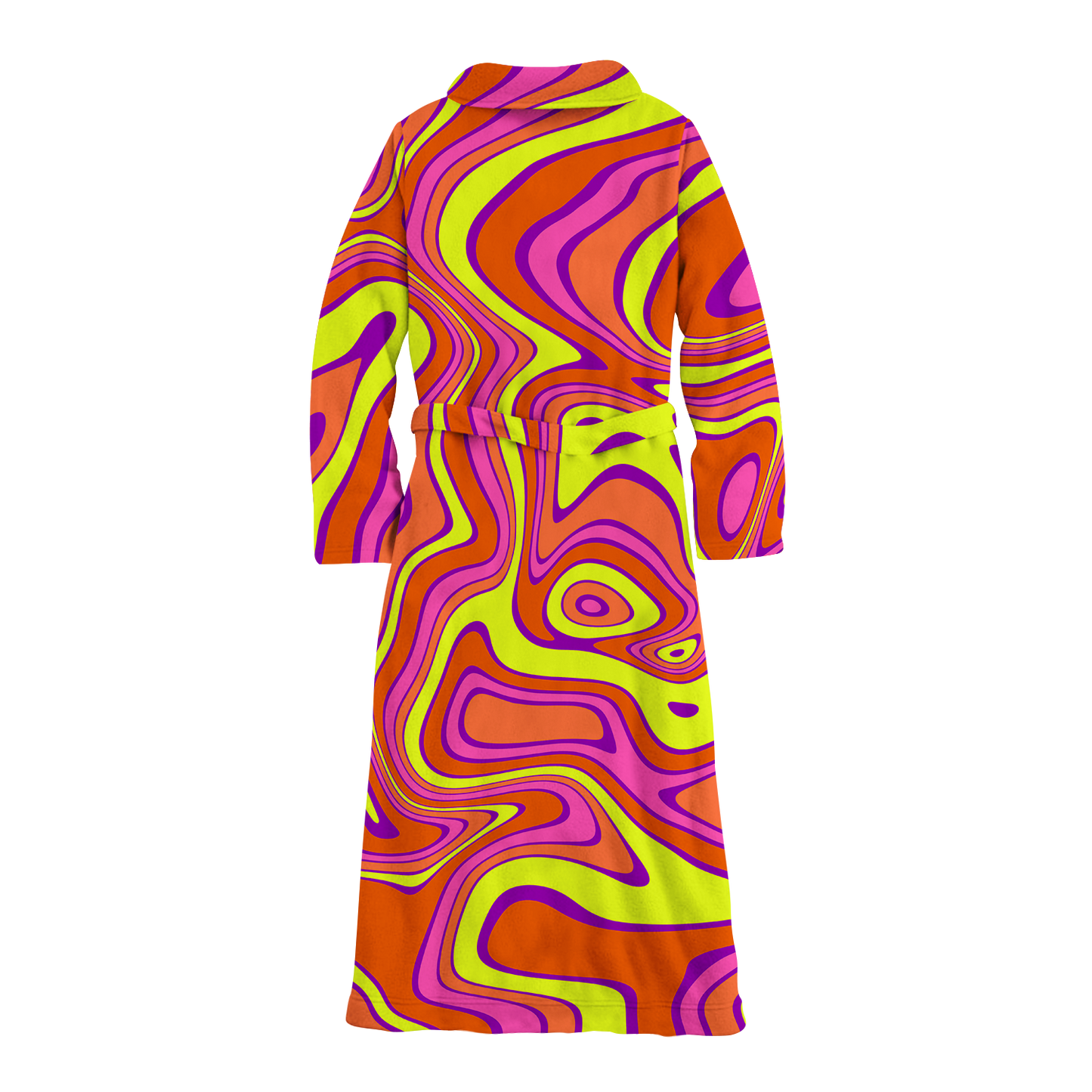 Acid All Over Print Fleece Robe