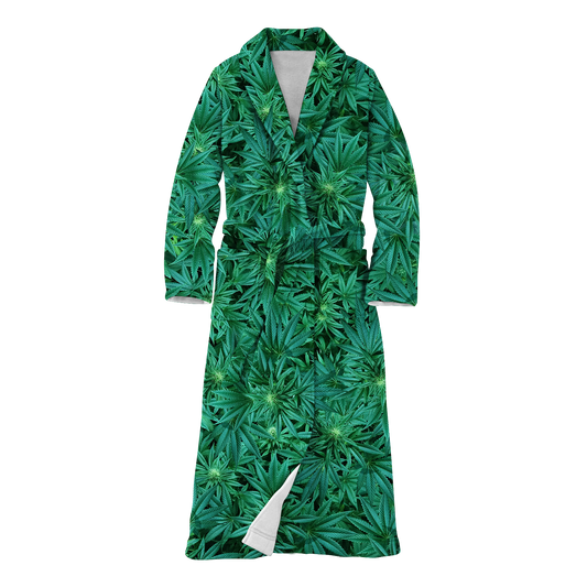 Cann~ All Over Print Fleece Robe