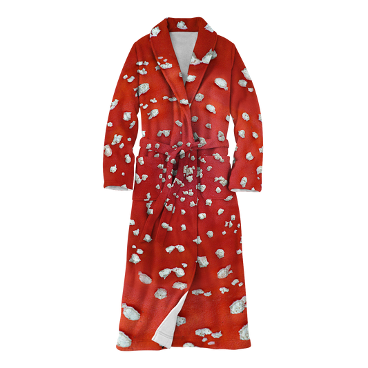 Fly Agaric - Amanita All Over Print Fleece Robe