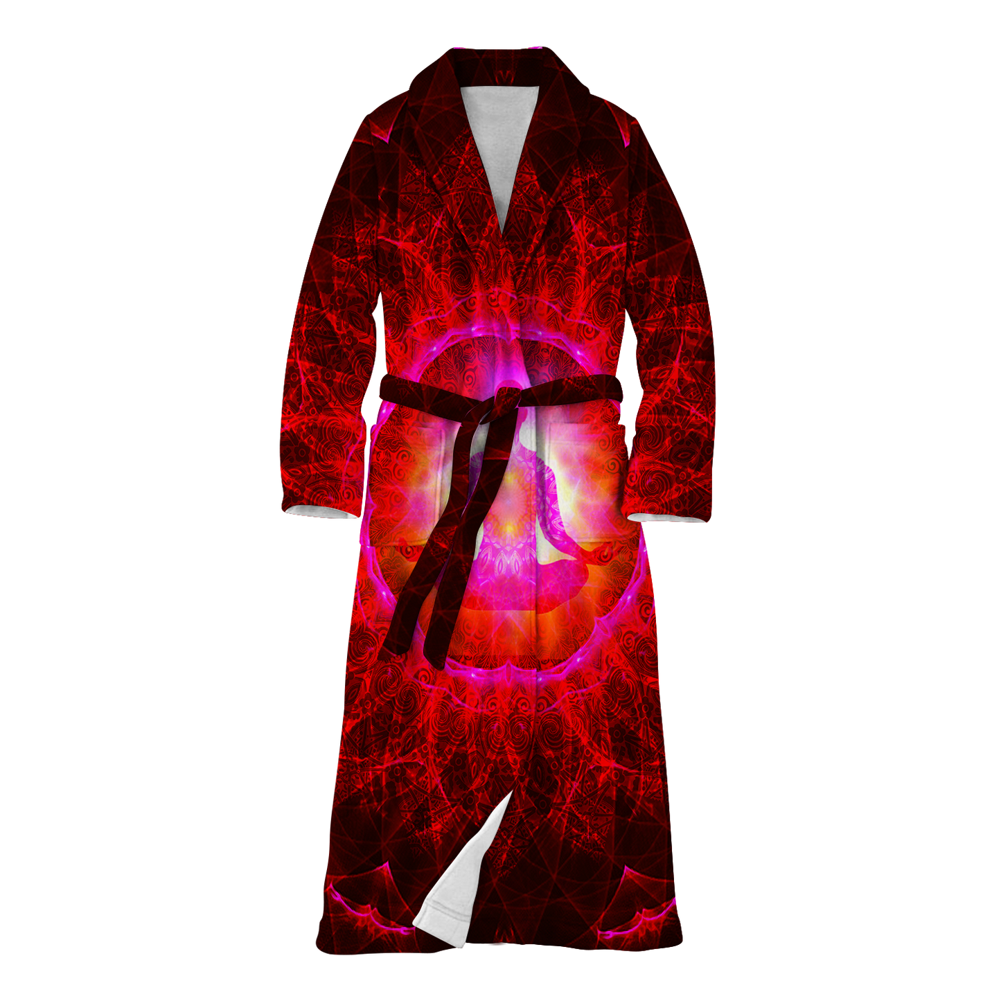 Meditating Psi~ All Over Print Fleece Robe