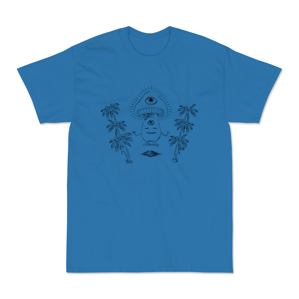 Shroom Beach Meditating Graphic Tee