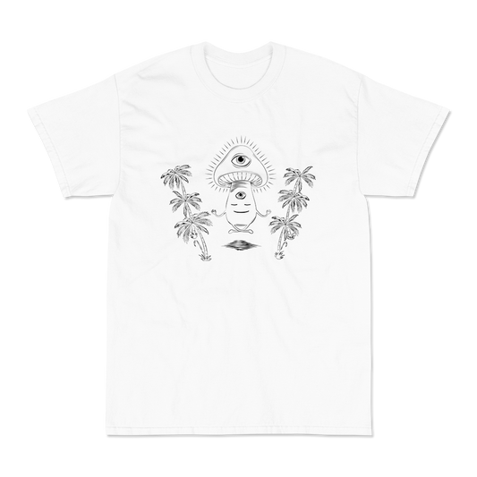 Shroom Beach Meditating Graphic Tee