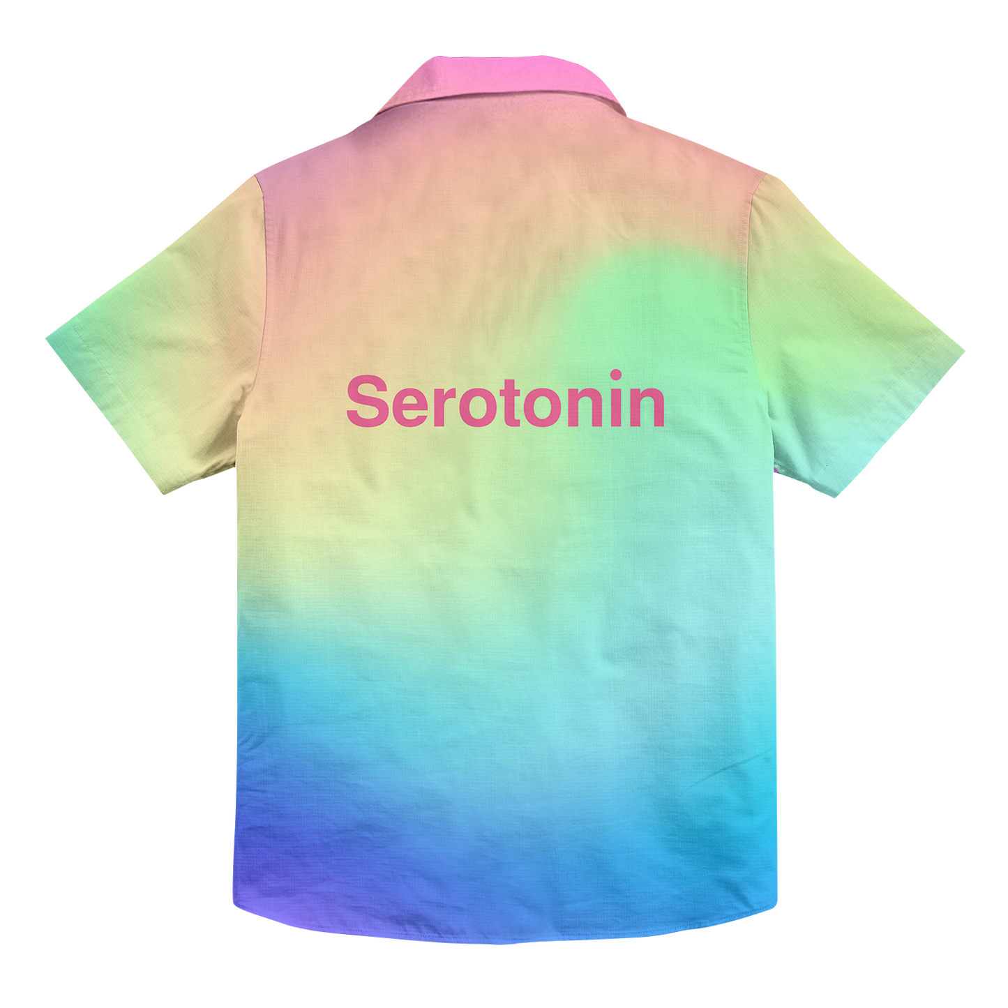 Serotonin All Over Print Hawaiian Button Up