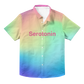 Serotonin All Over Print Hawaiian Button Up