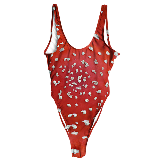 Fly Agaric - Amanita All Over Print High Waist Swimsuit