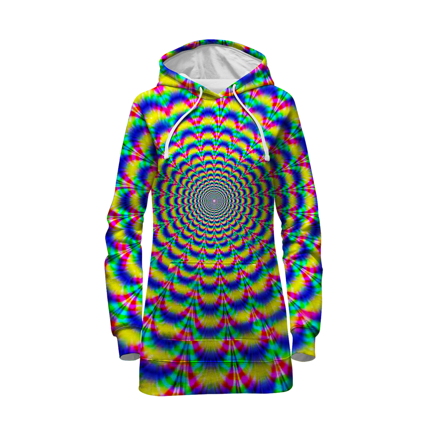 Psi~ Spiral All Over Print Hoodie Dress