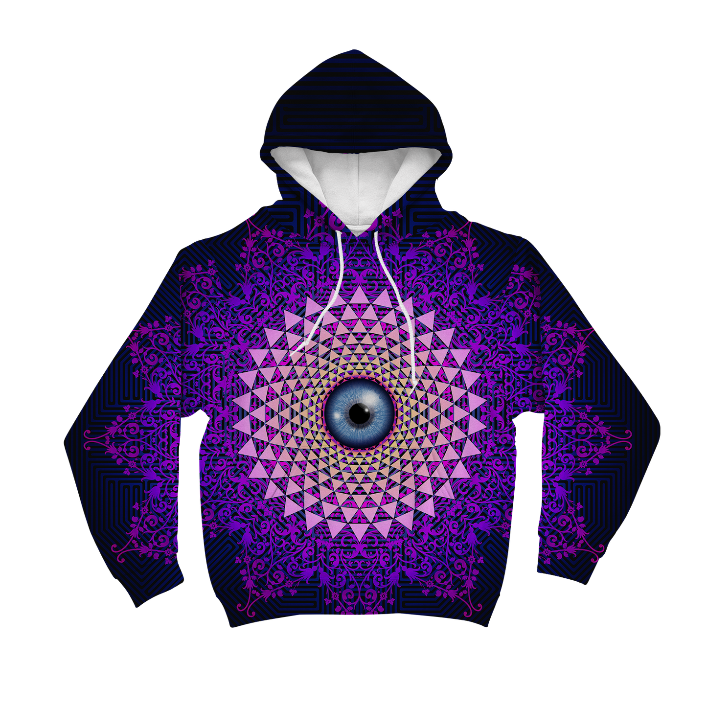 Psi~ Eye All Over Print Unisex Hoodie