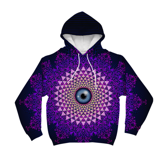 Psi~ Eye All Over Print Unisex Hoodie