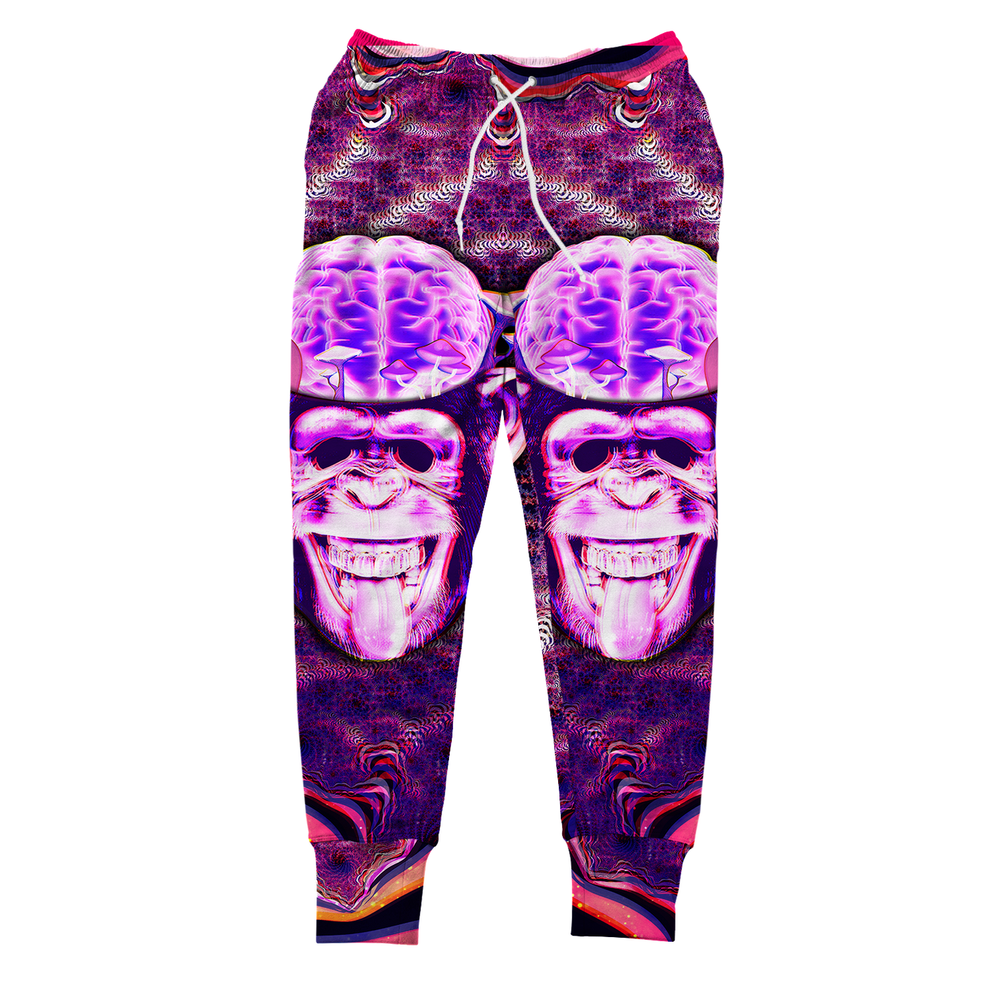 Ston~ Ape Brain All Over Print Unisex Joggers