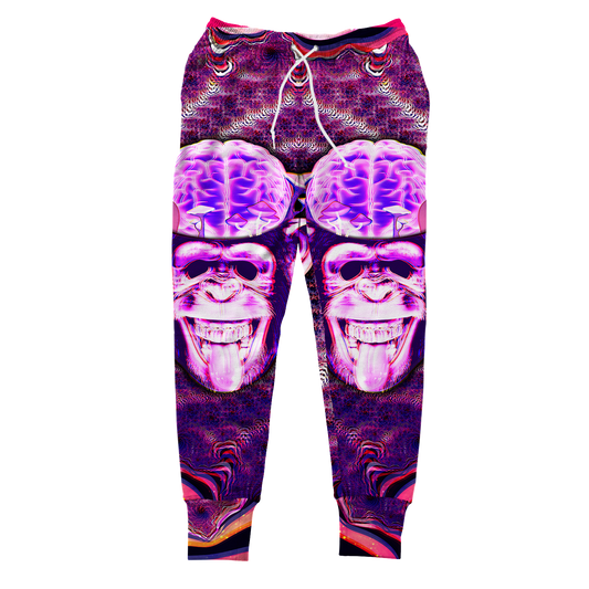 Ston~ Ape Brain All Over Print Unisex Joggers