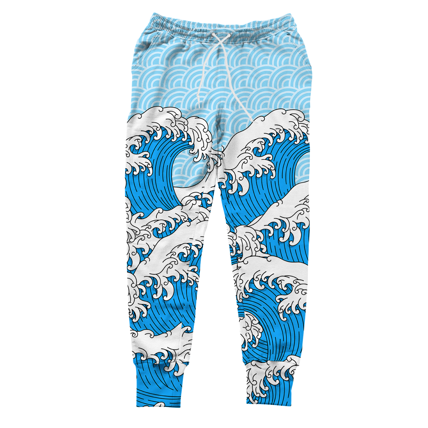Retro Waves All Over Print Unisex Joggers