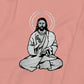 Jesus Embroidery Graphic Crop Sweatshirt