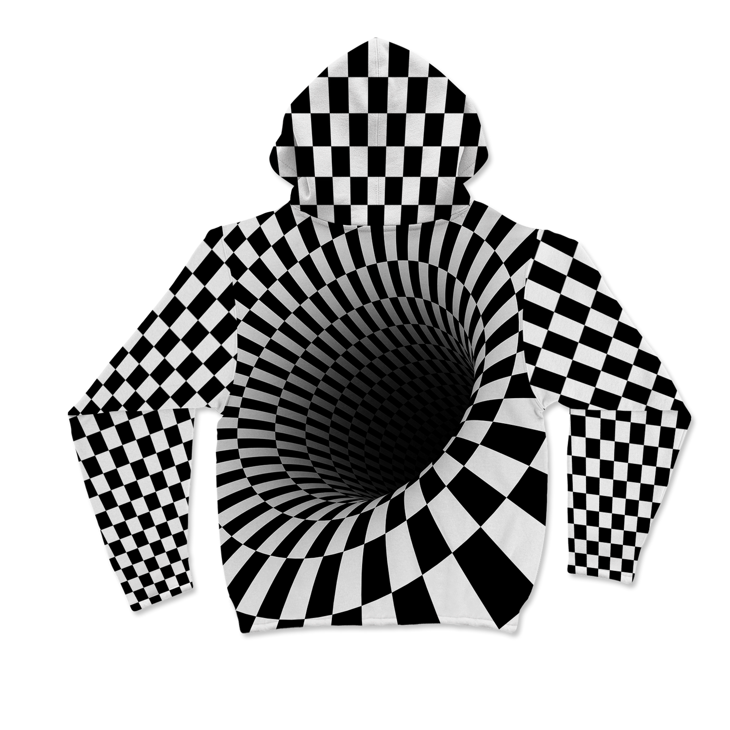 Black Hole All Over Print Mask Hoodie