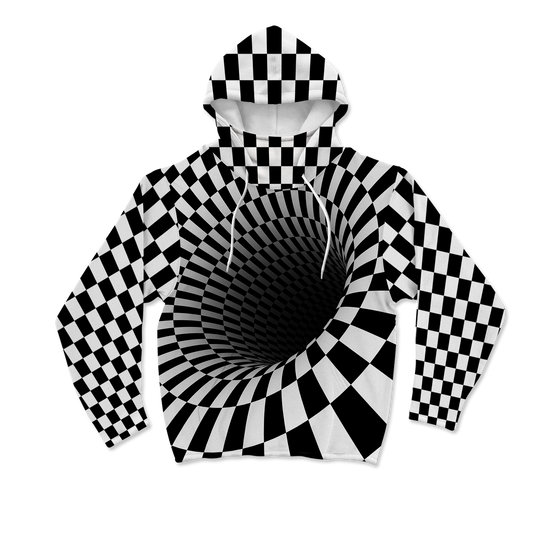 Black Hole All Over Print Mask Hoodie