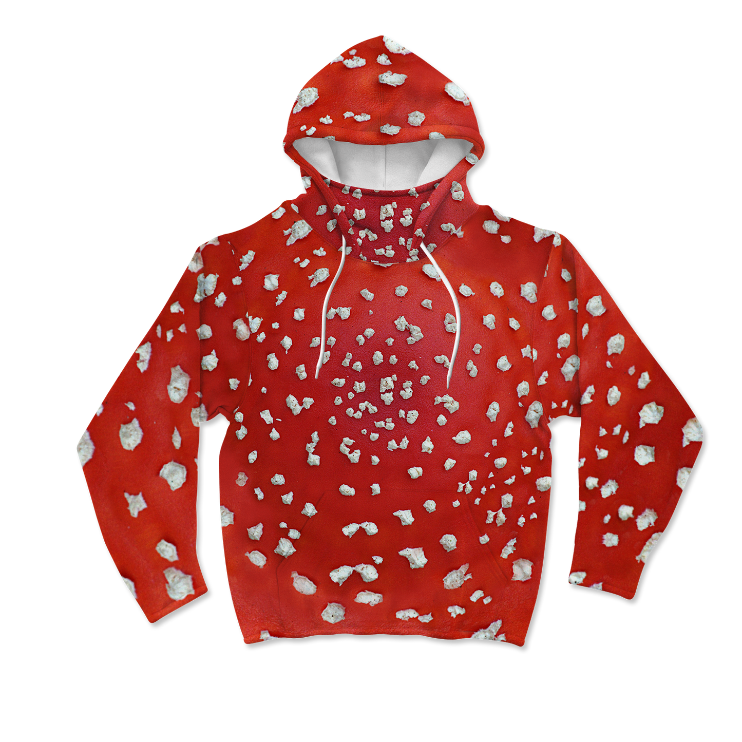 Fly Agaric - Amanita All Over Print Mask Hoodie