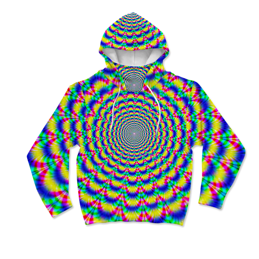 Psi~ Spiral All Over Print Mask Hoodie