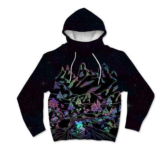 Psi~ World All Over Print Mask Hoodie