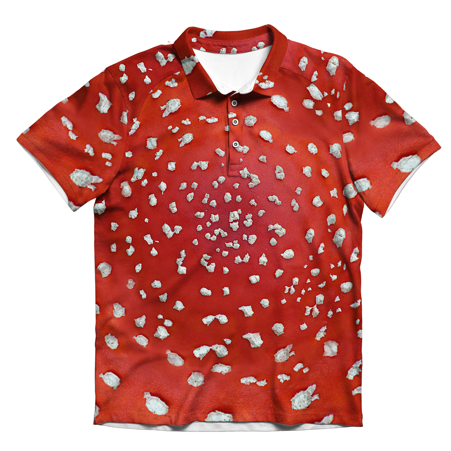 Fly Agaric - Amanita All Over Print Men's Polo Shirt