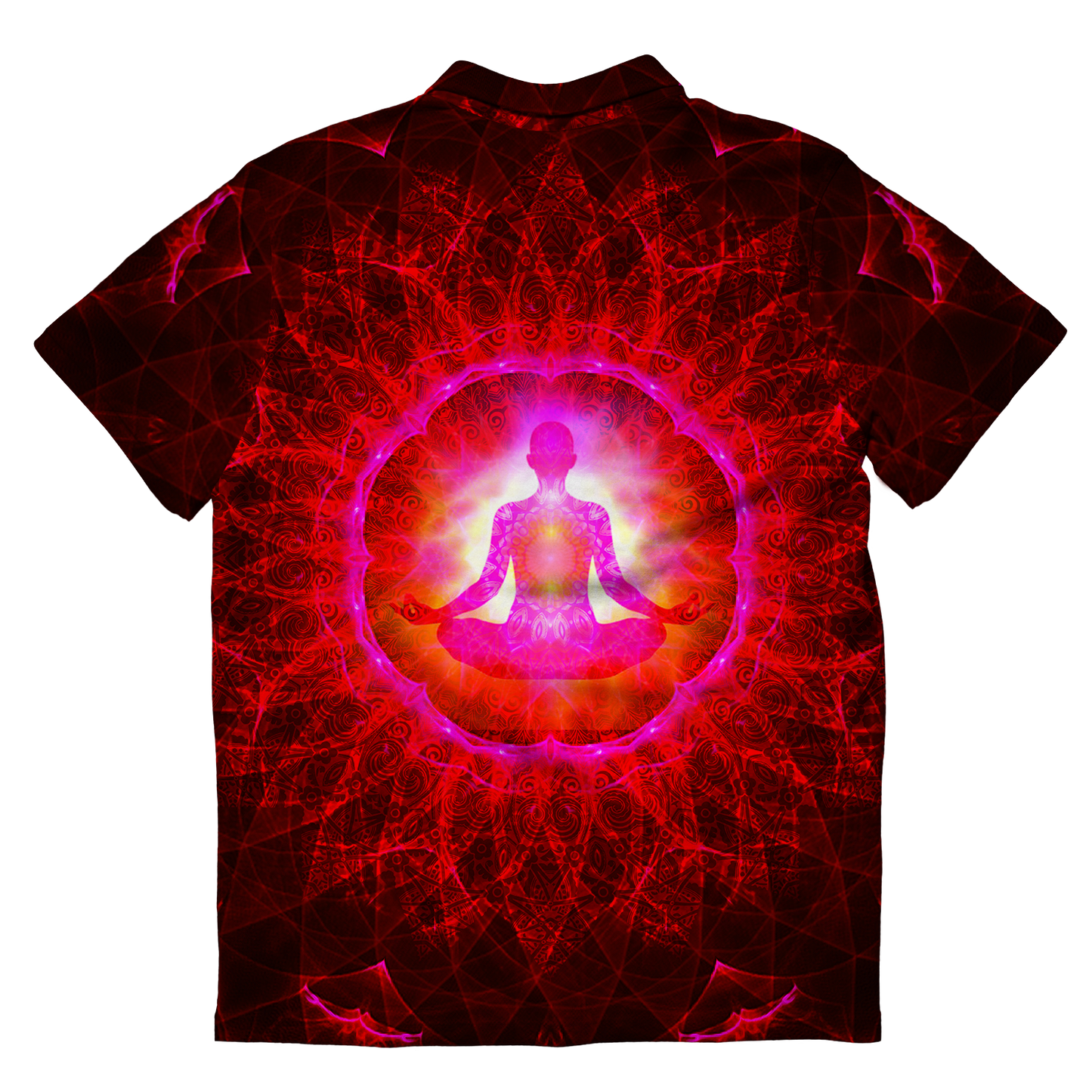 Psi~ Meditating All Over Print Men's Polo Shirt