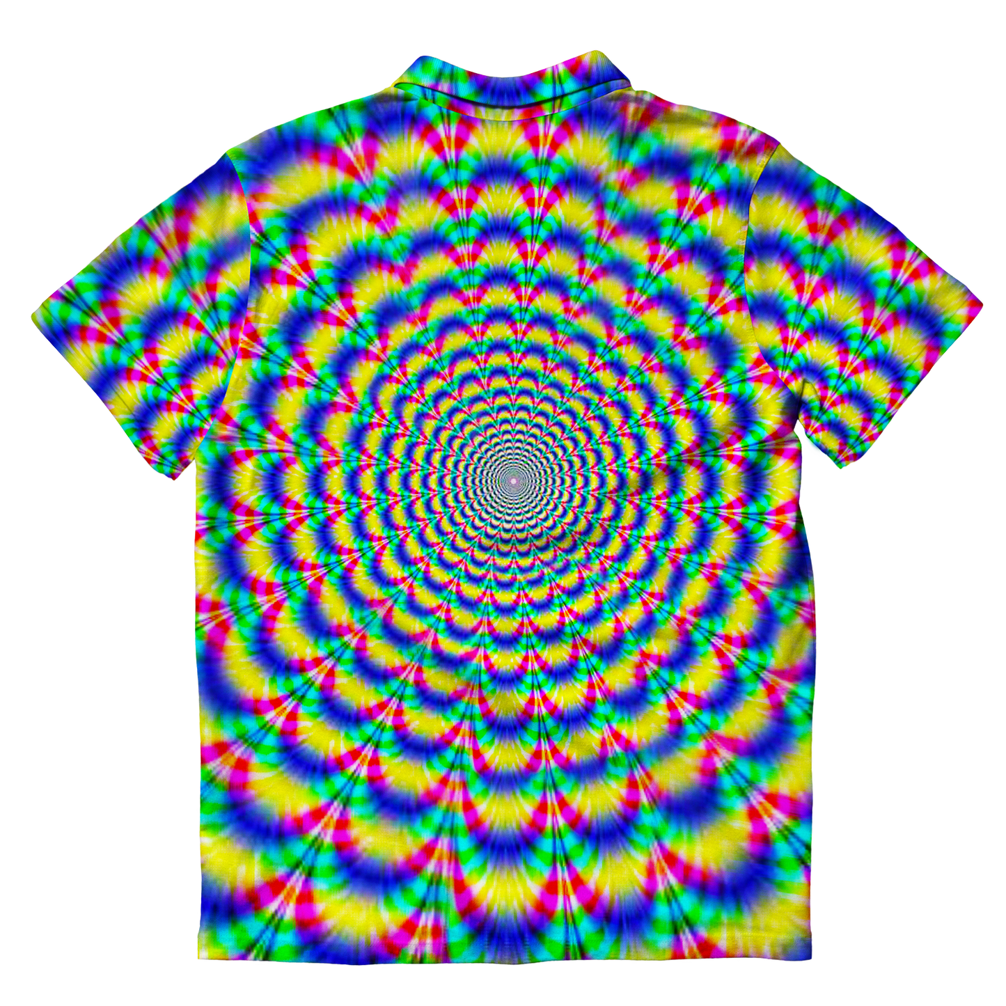 Psi~ Spiral All Over Print Men's Polo Shirt