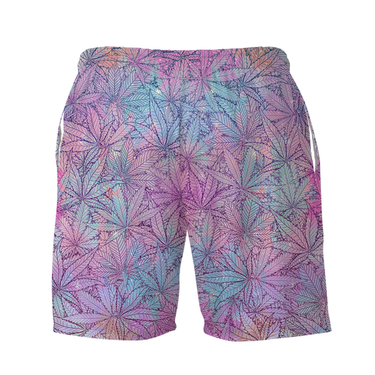 Canna~ Pattern All Over Print Men's Shorts