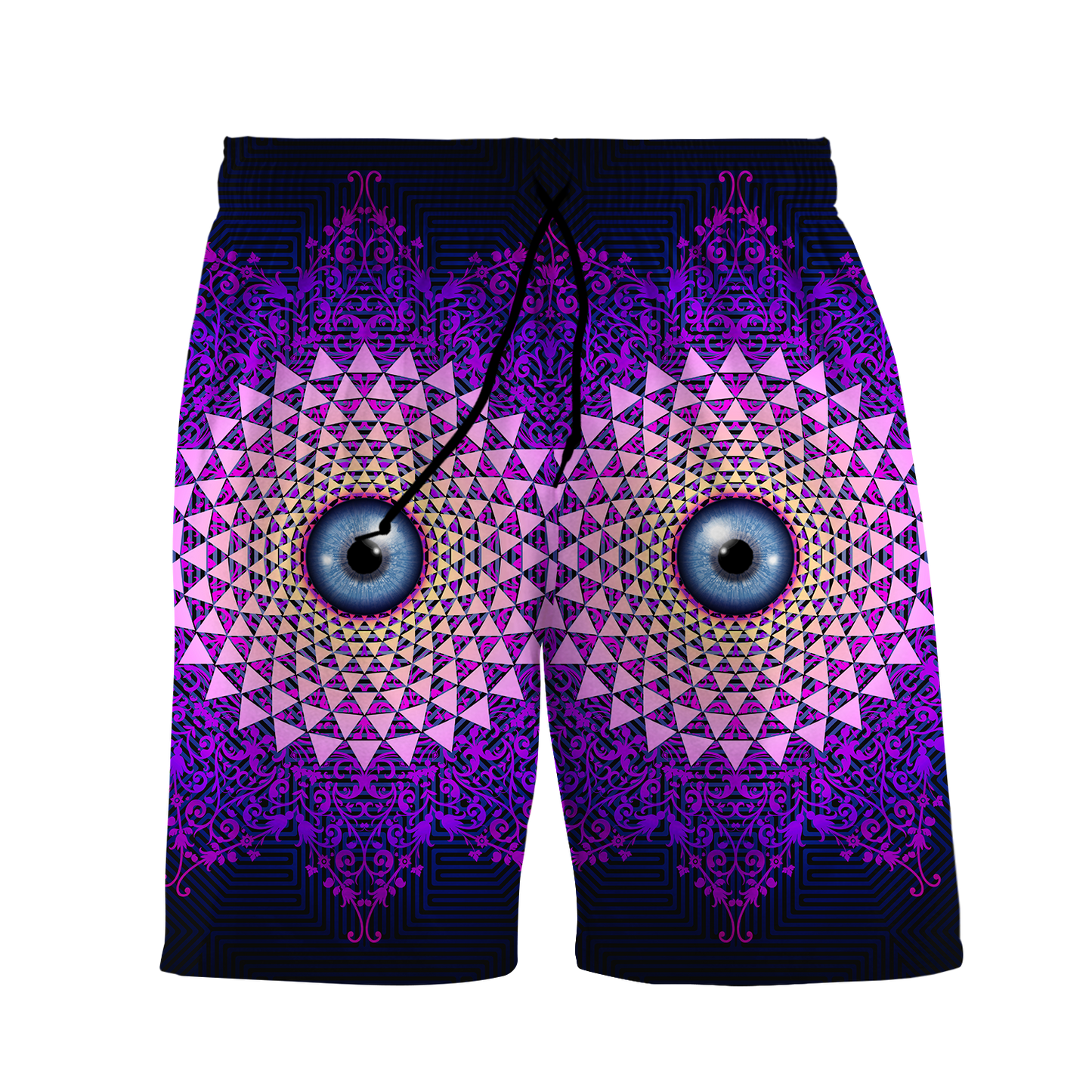 Psi~ Eye All Over Print Men's Shorts