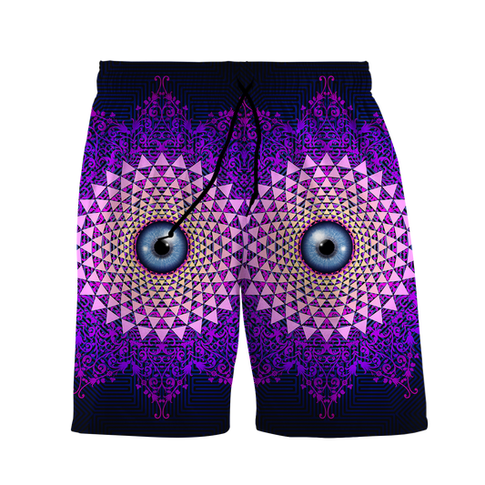 Psi~ Eye All Over Print Men's Shorts
