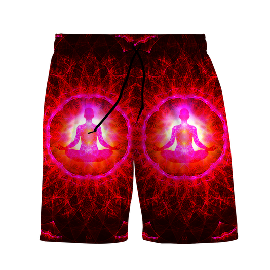 Meditating Psi~ All Over Print Men's Shorts