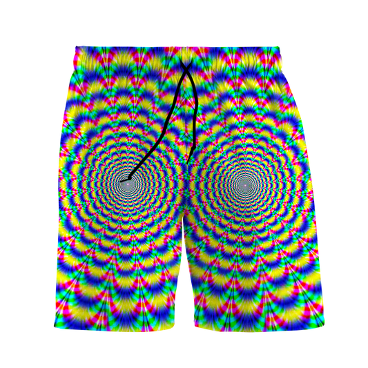 Psi~ Spiral All Over Print Men's Shorts