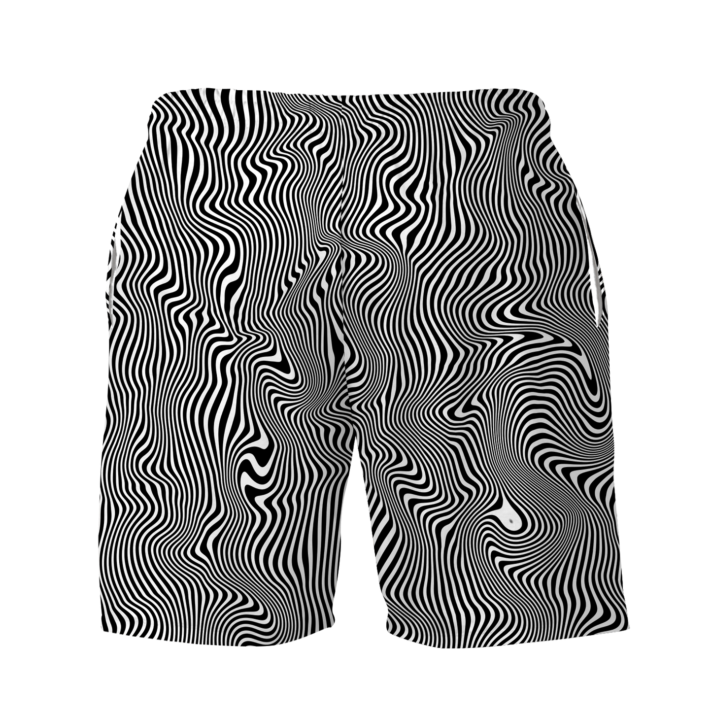 Trippy Wave All Over Print Men's Shorts